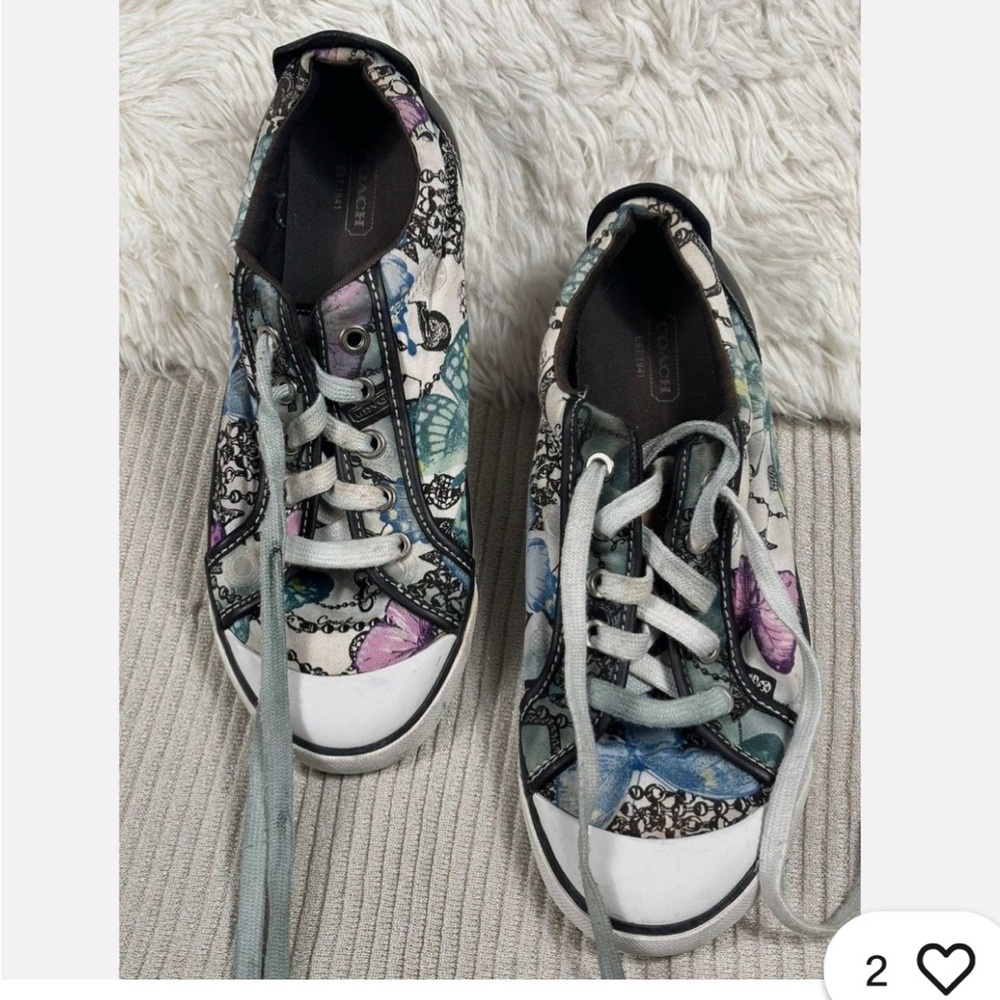 Coach Women's Multicolor Butterfly Sneakers